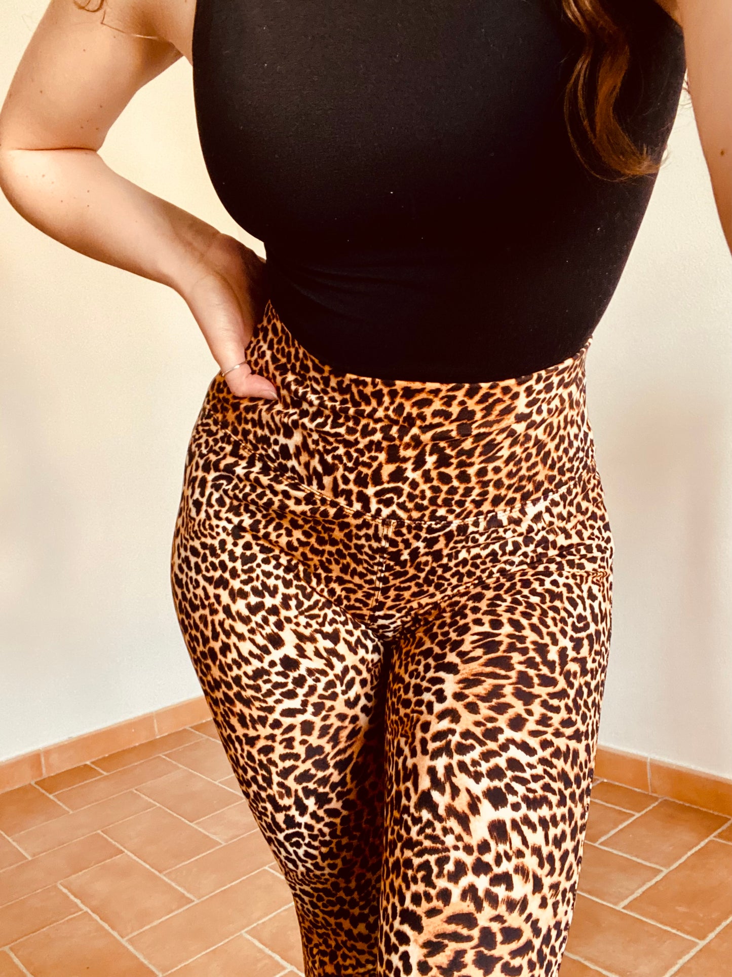 Pantaloni Leopardo